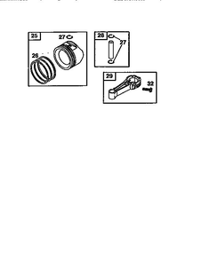 Piston Assembly Diagram and Parts List for 12H800  Briggs and Stratton Engine